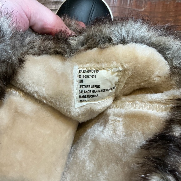 G.H. Bass & Co. Juno Duck Boots | Women’s Size 11M | Gray & Black Faux Fur Trim - Picture 10 of 10